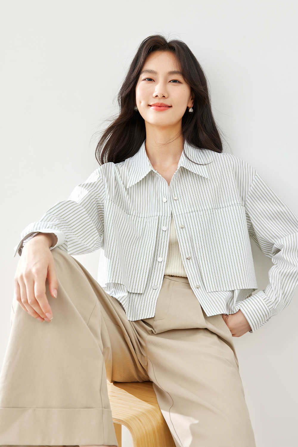 Lapel Patch Shirt