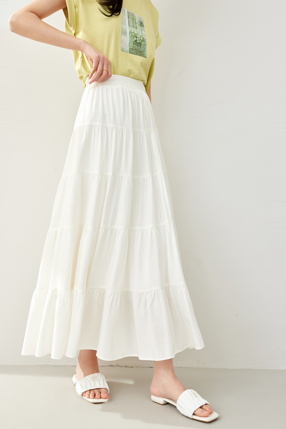 Loose A-Line Cake Skirt