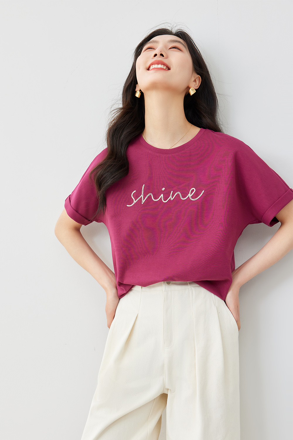 Simple Letter T-Shirt