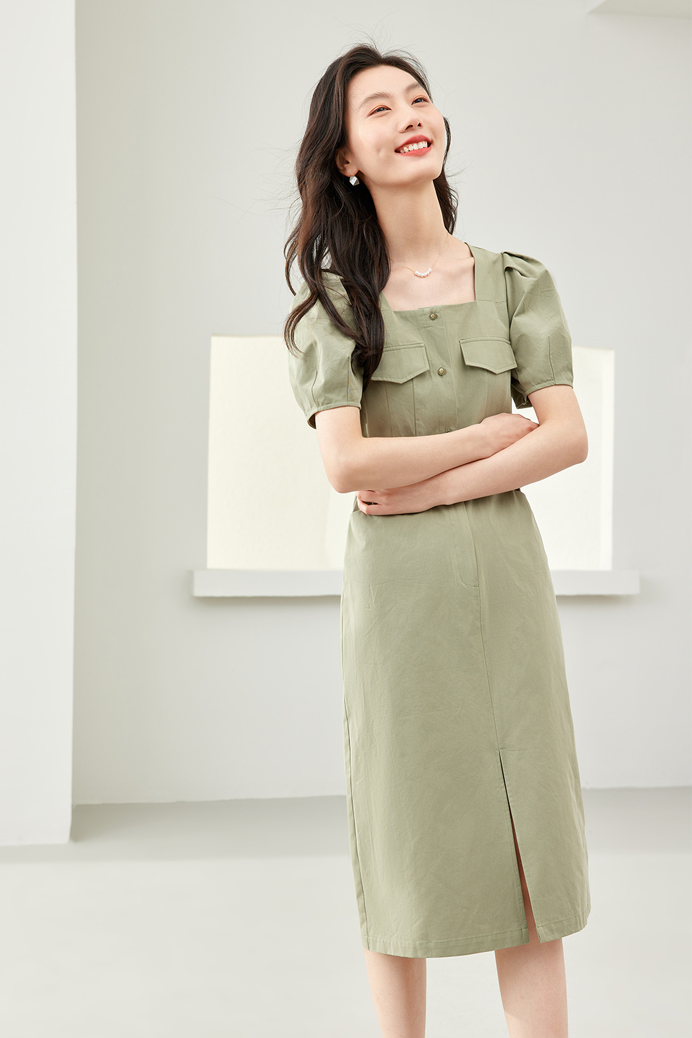 Small Fresh Waisted A-Line Skirt-VIMLYSTORE