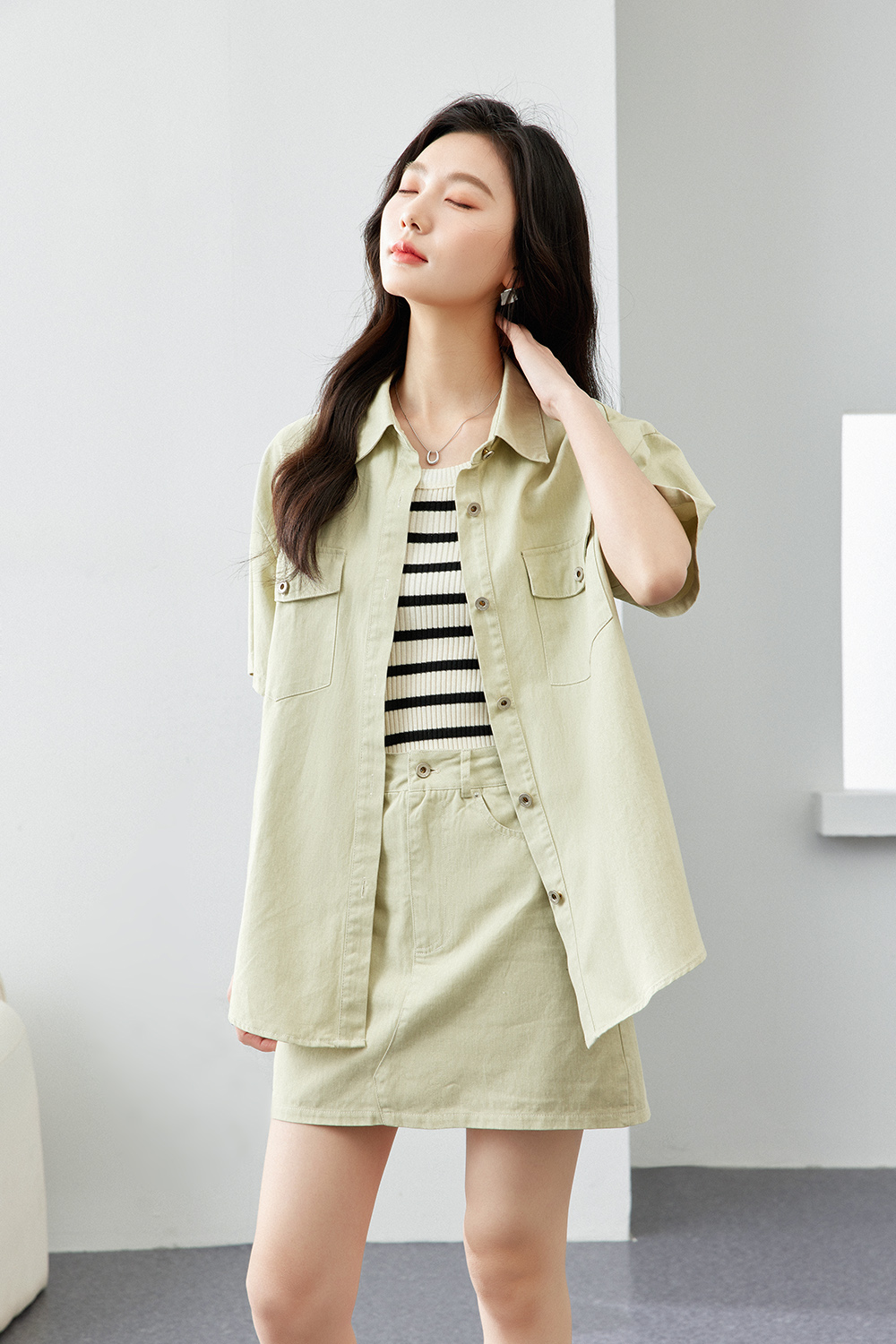 Sweet And Cool Workwear Two-Piece Set-VIMLYSTORE