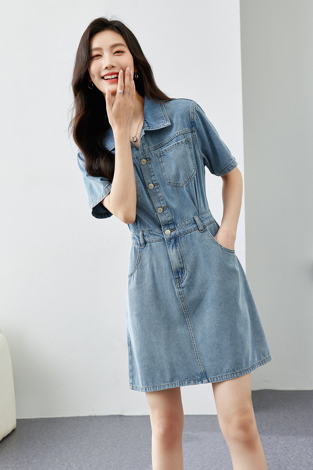 Shirt Denim Dress