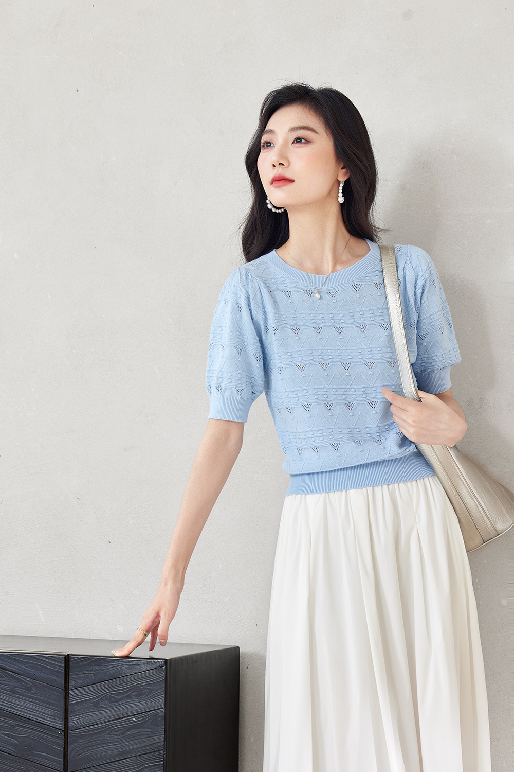 Sunshine Cotton Crew Neck Sweater