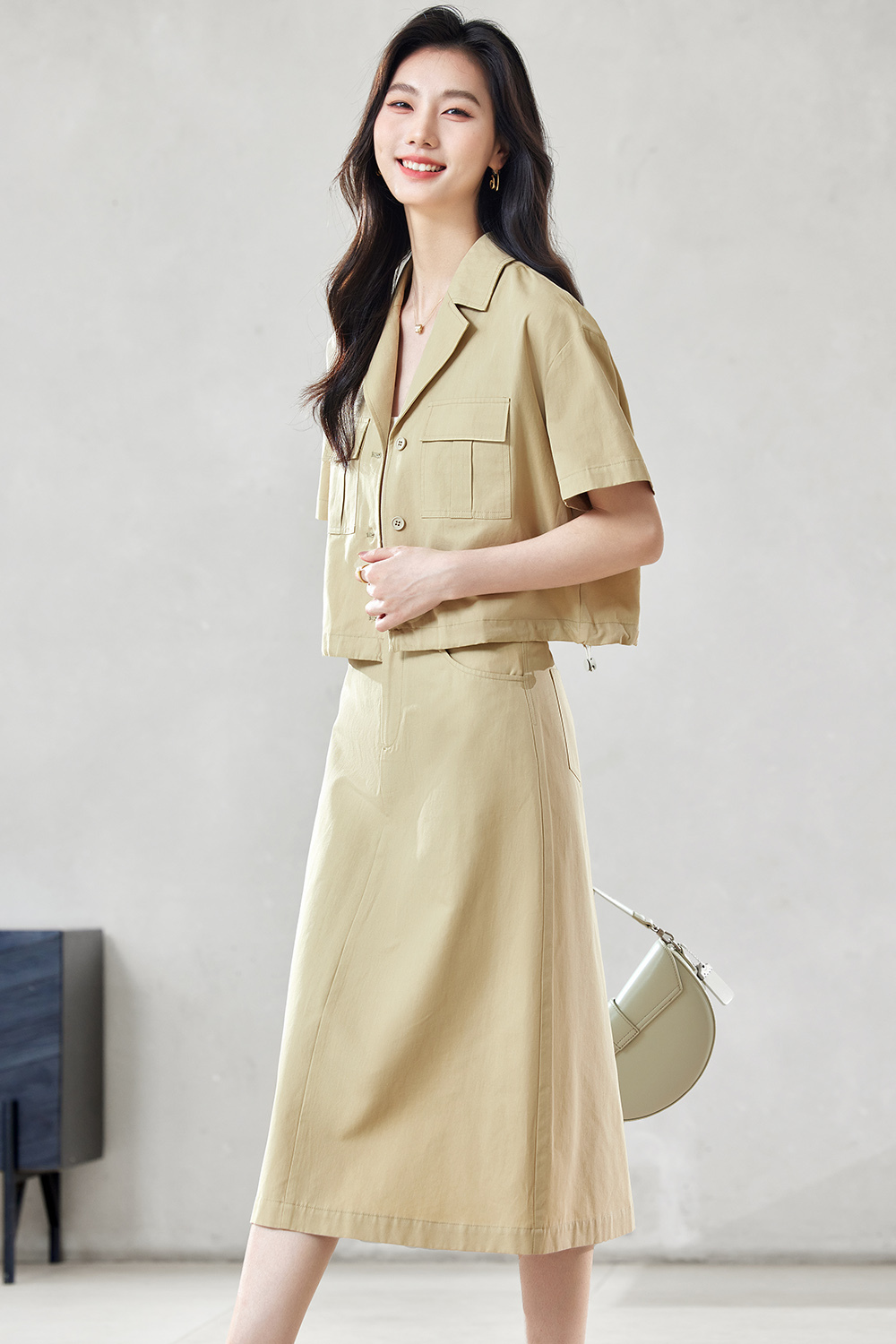 Cotton-Containing Casual Commuting Suit