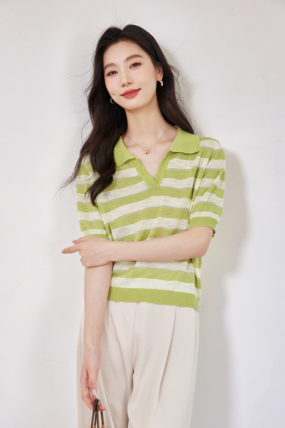 Small Zigzag Striped Sweater