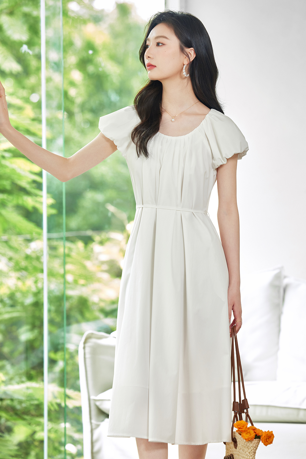 Tea Break French Style Waisted Dress