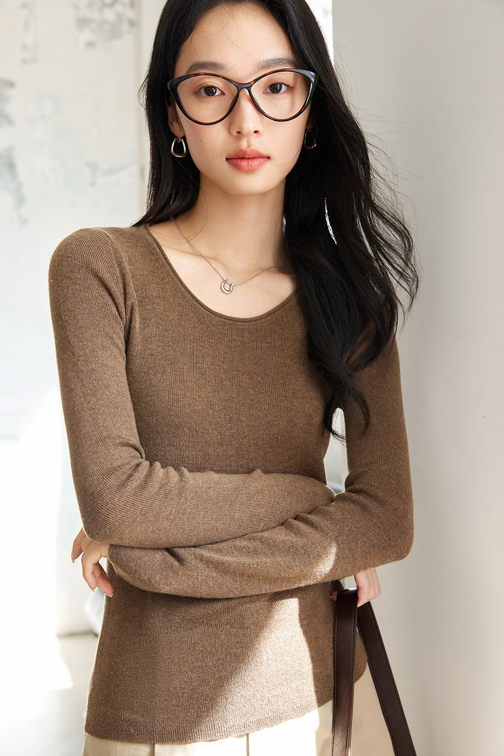 Fashionable And Casual Wool Base Sweater