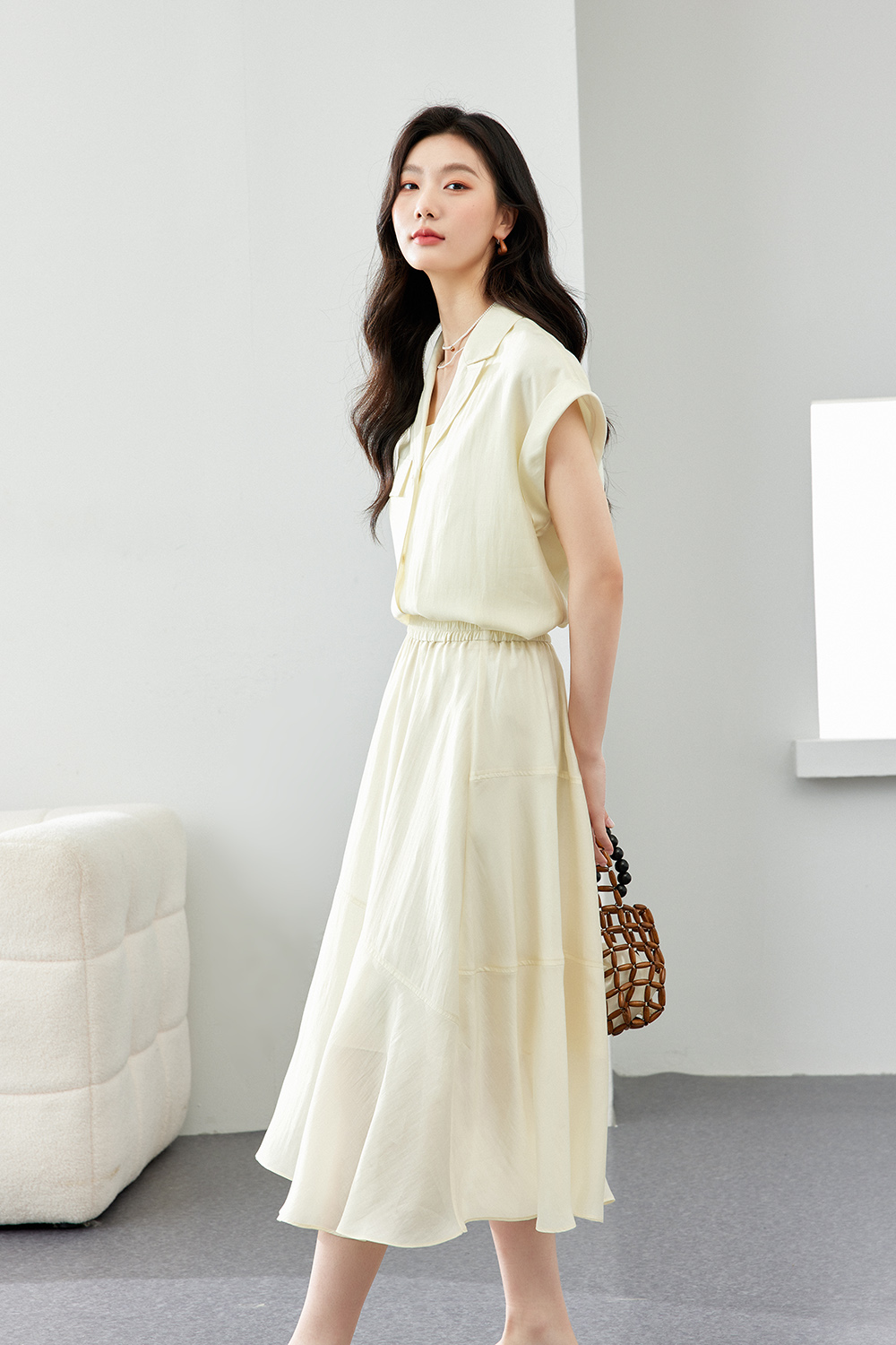 Unrestrained comfortable Lyocell suit.