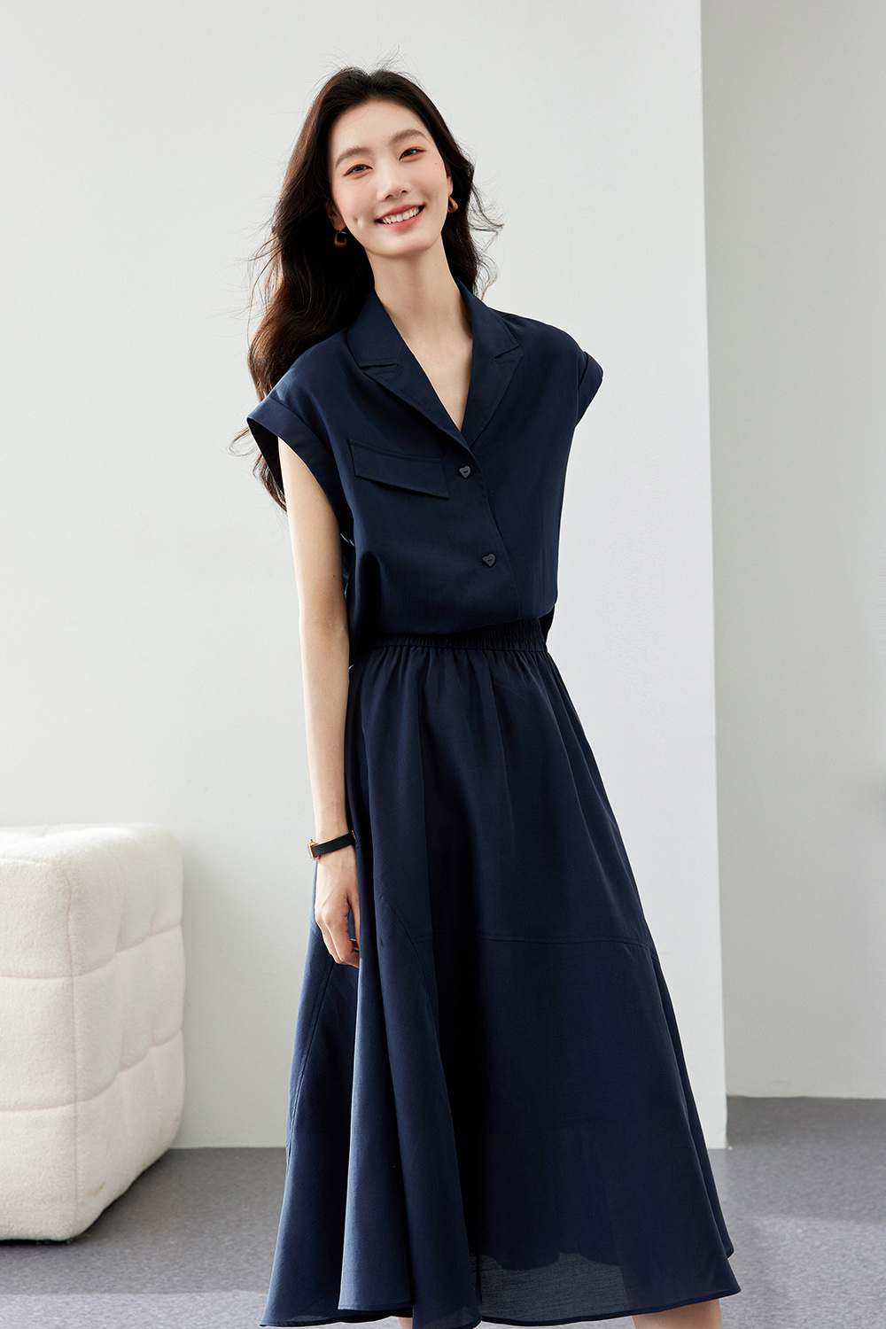 Unrestrained comfortable Lyocell suit.