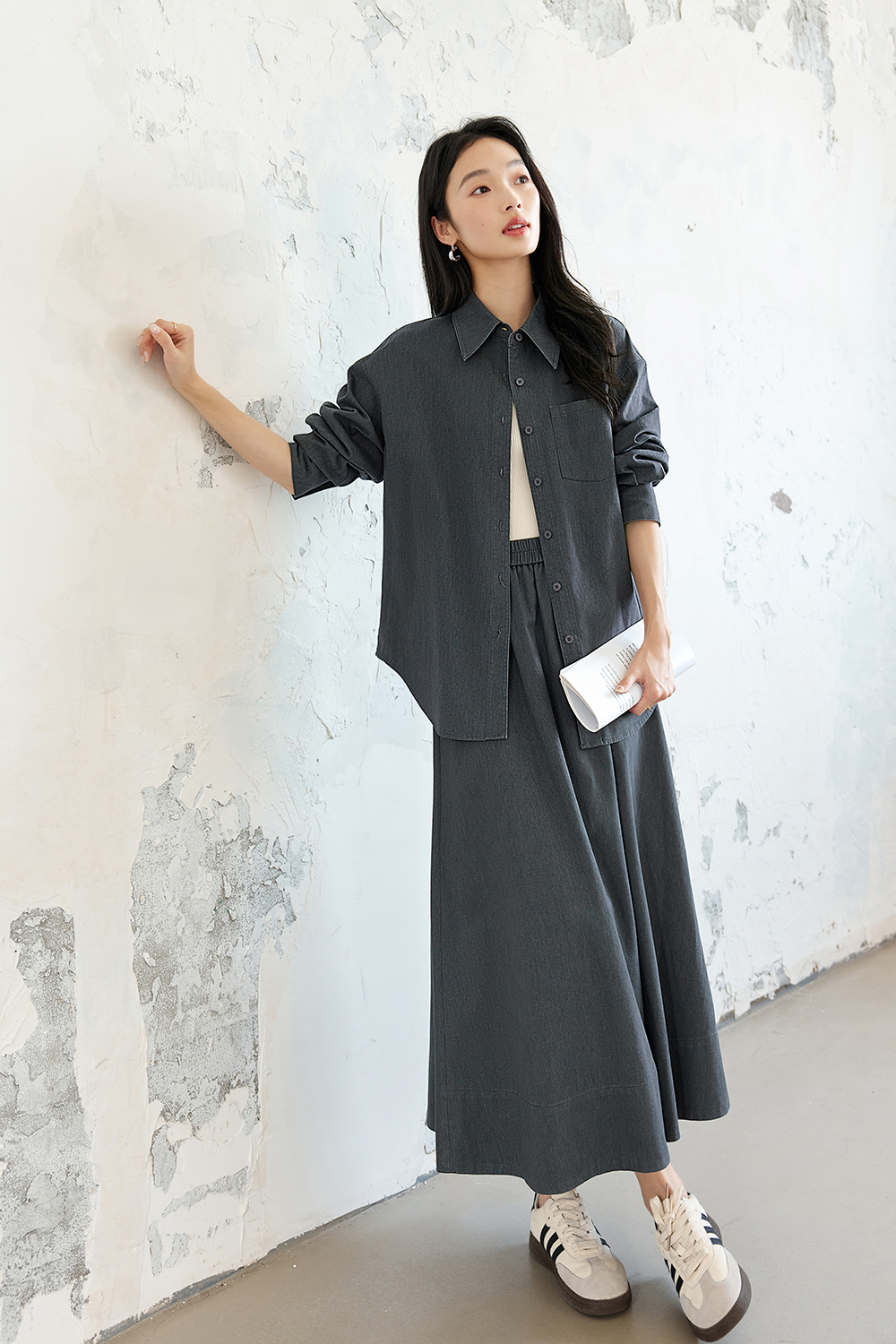 Leisure High-End Pure Cotton Suit