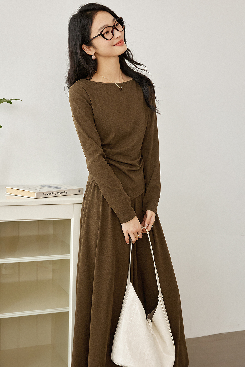 Solid Color Commuting Casual Suit