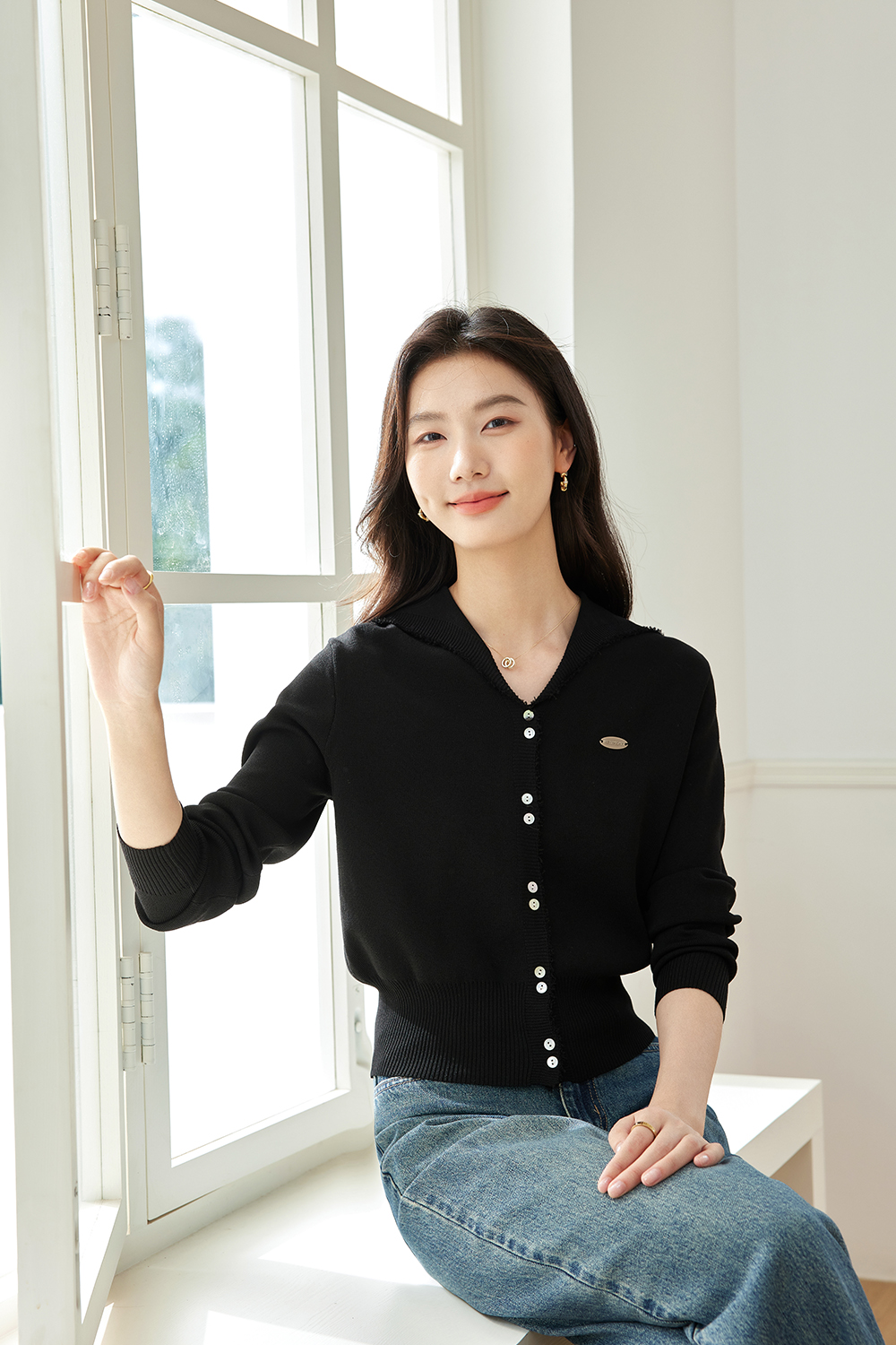 Simple And Versatile Knitted Cardigan-VIMLYSTORE