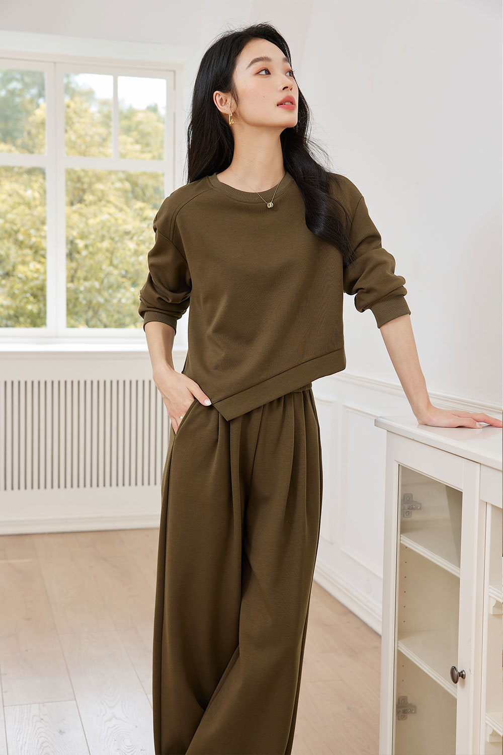Fashionable Casual Cotton-Spun Suit