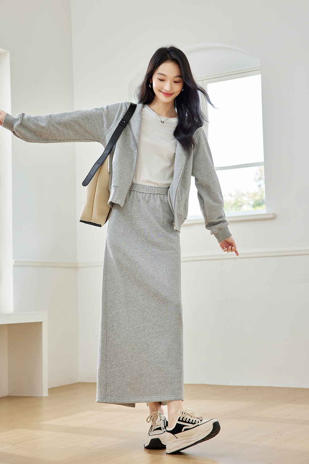 Pure cotton fashionable temperament suit