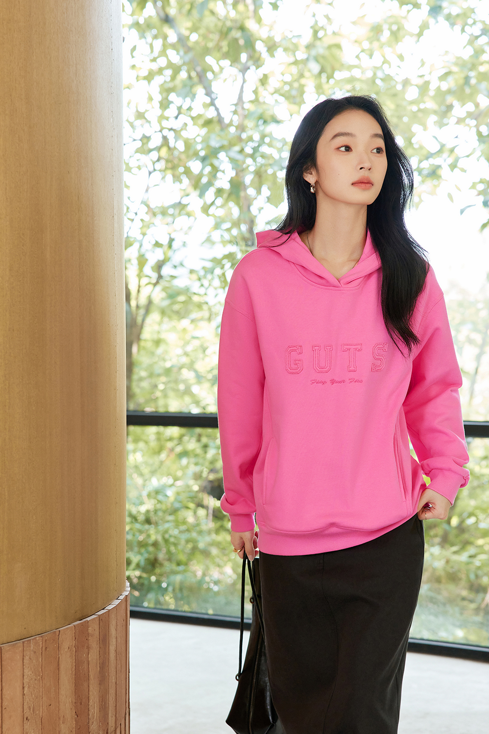 Letter American Style Hooded Sweatshirt
