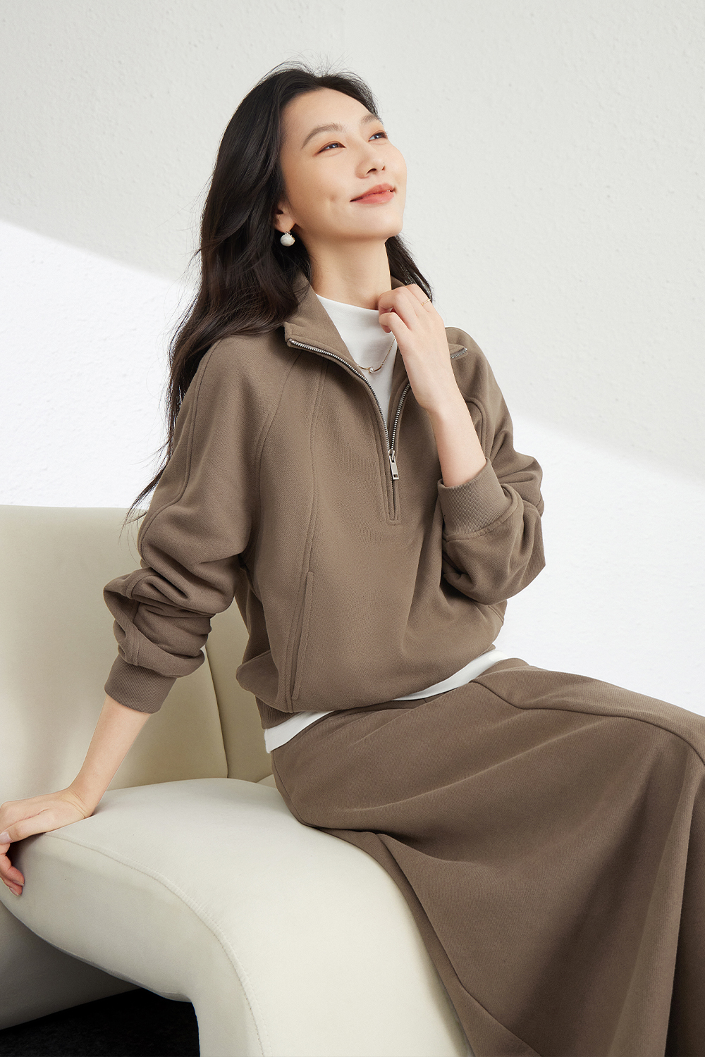 Fashionable Casual Thin Velvet Suit