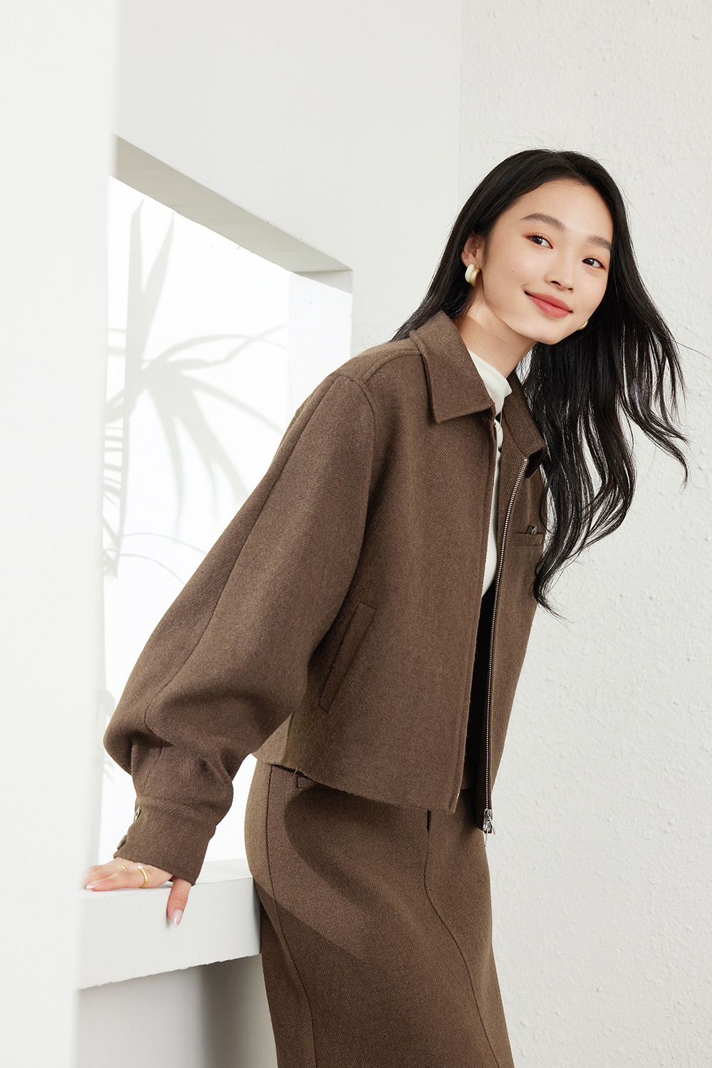 Thickened Quilted Cotton Fashionable Suit