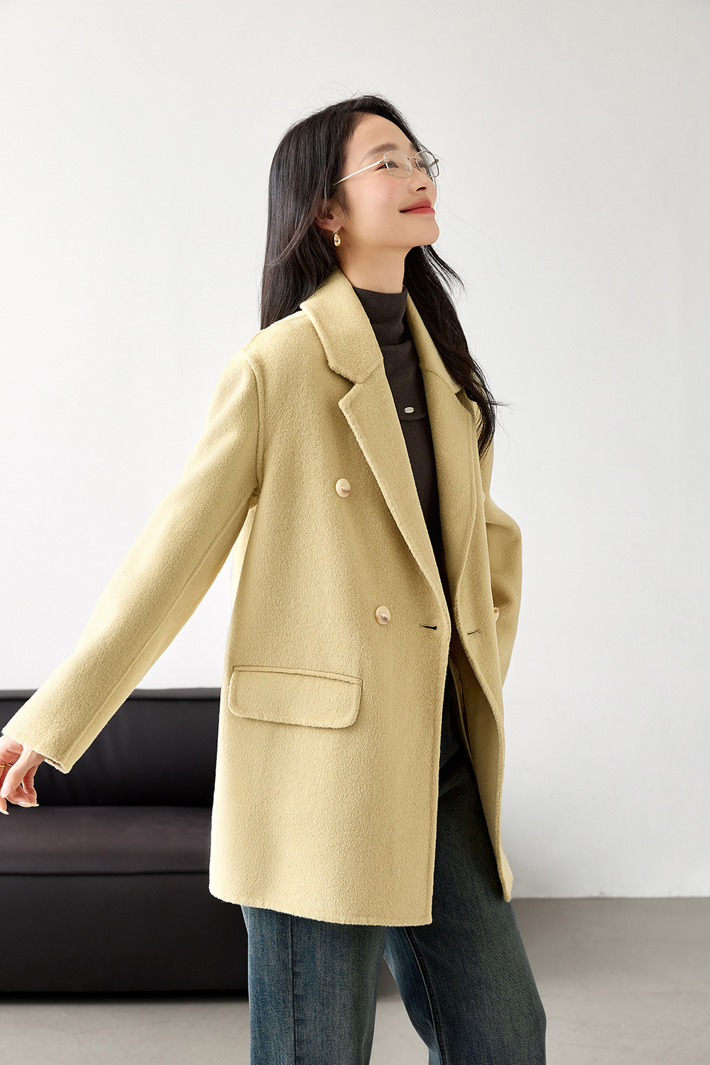 Wool Double-Sided Woolen Coat