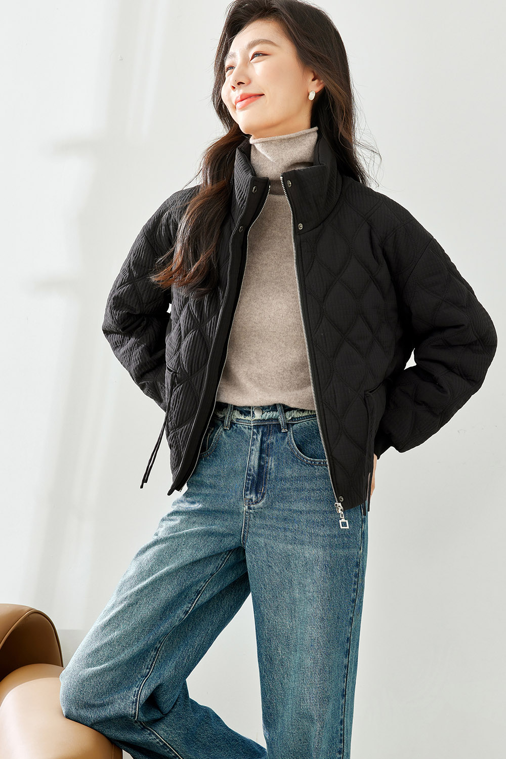 Solid Color Cotton Jacket