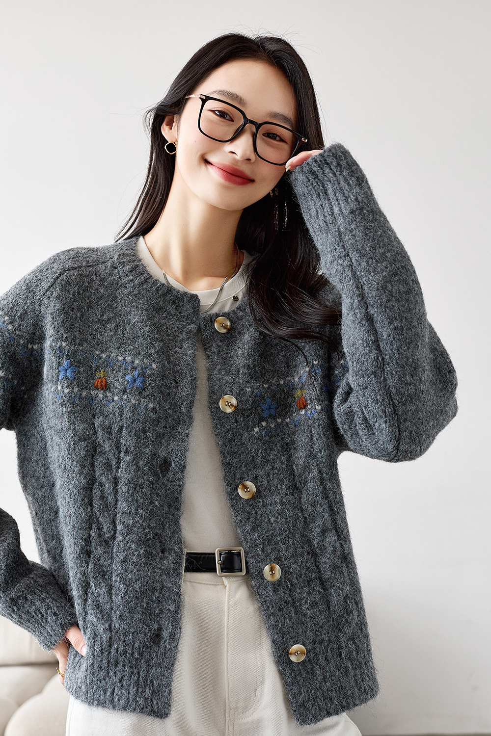 Soft And Loose Knitted Cardigan-VIMLYSTORE