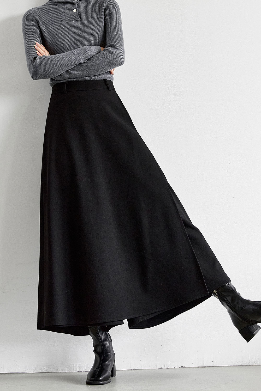 Irregular loose culottes