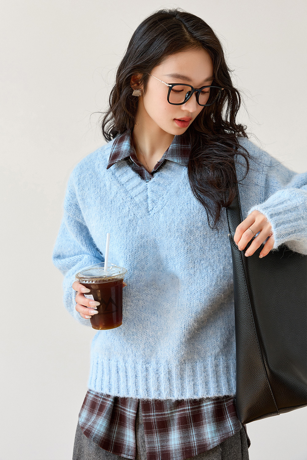 Gentle Series Wool - Blend Knitted Sweater-VIMLYSTORE