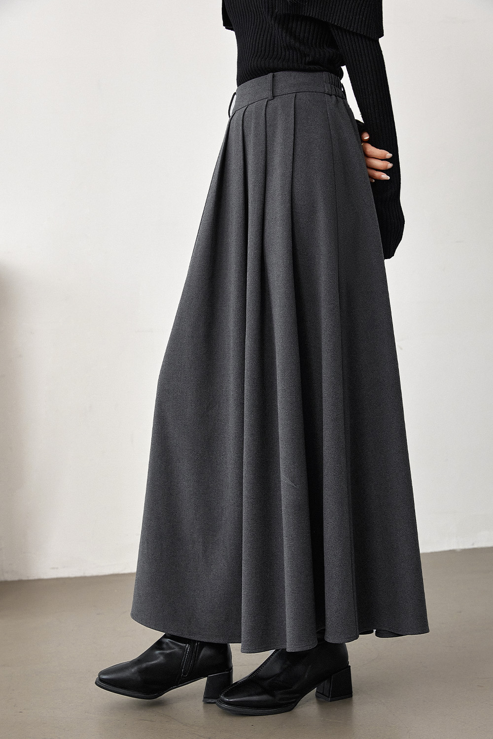 Elegant Pleated  Skirt-VIMLYSTORE