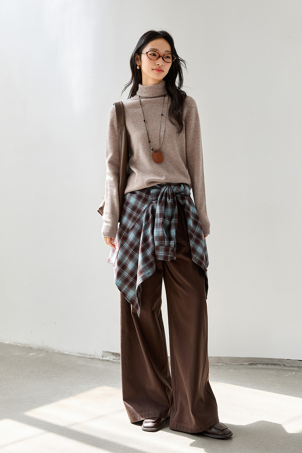 Purewool Simple Knitted Sweater-VIMLYSTORE