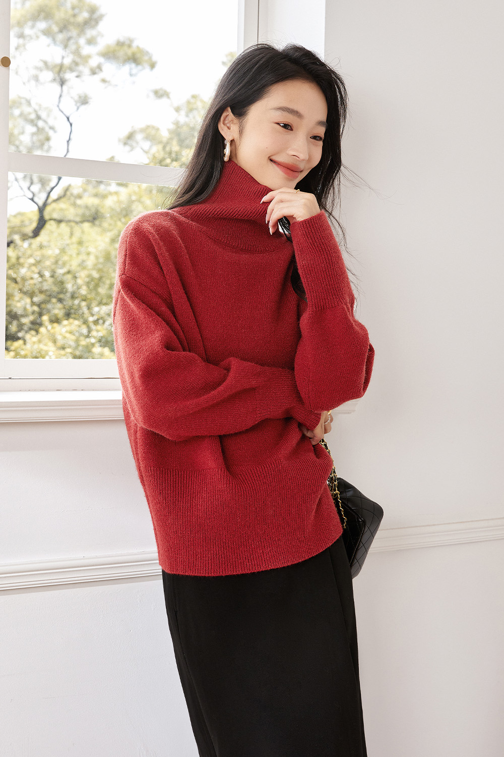 Lazystyle Warm Knitted Sweater-VIMLYSTORE