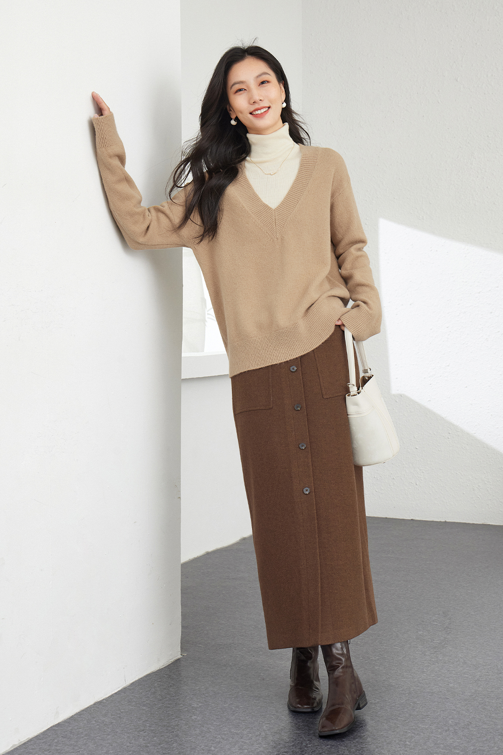 Lazy Style Soft Knit Sweater-VIMLYSTORE