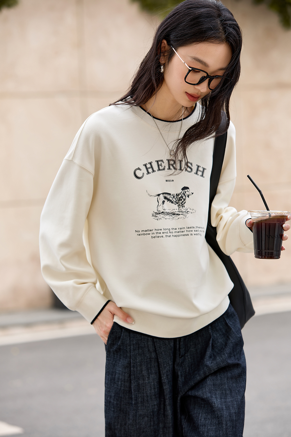 Cotton-spun Dog Printed Sports Shirt