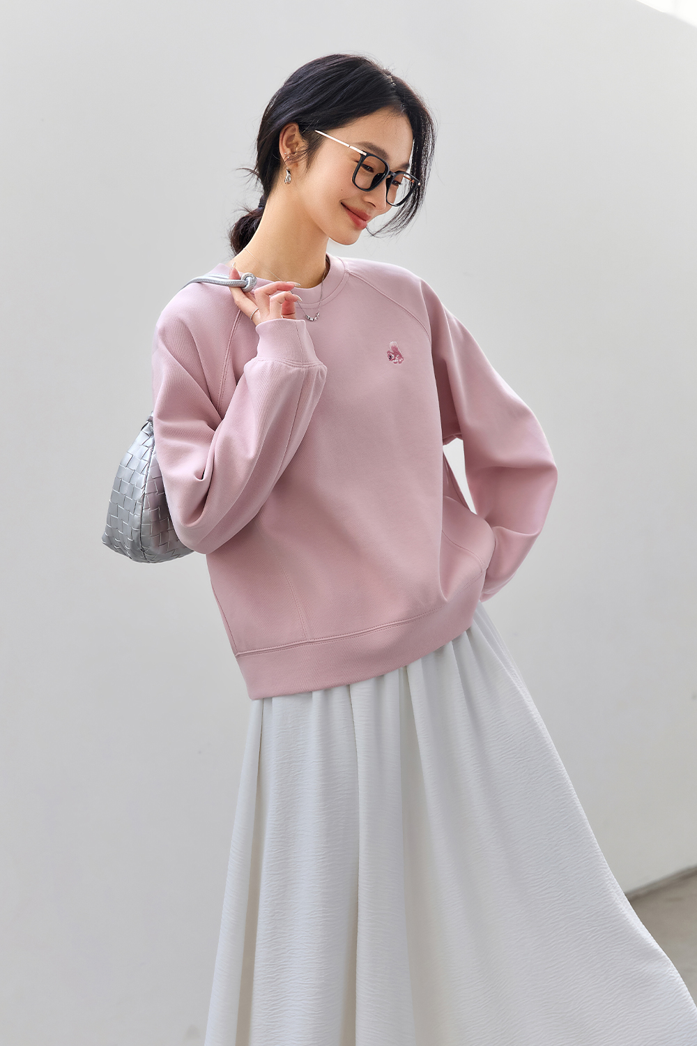 Breathable Texture Sweatshirt-VIMLYSTORE