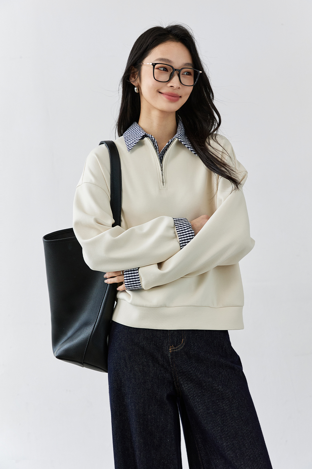 Cotton Two-Piece Sweatshirt-VIMLYSTORE