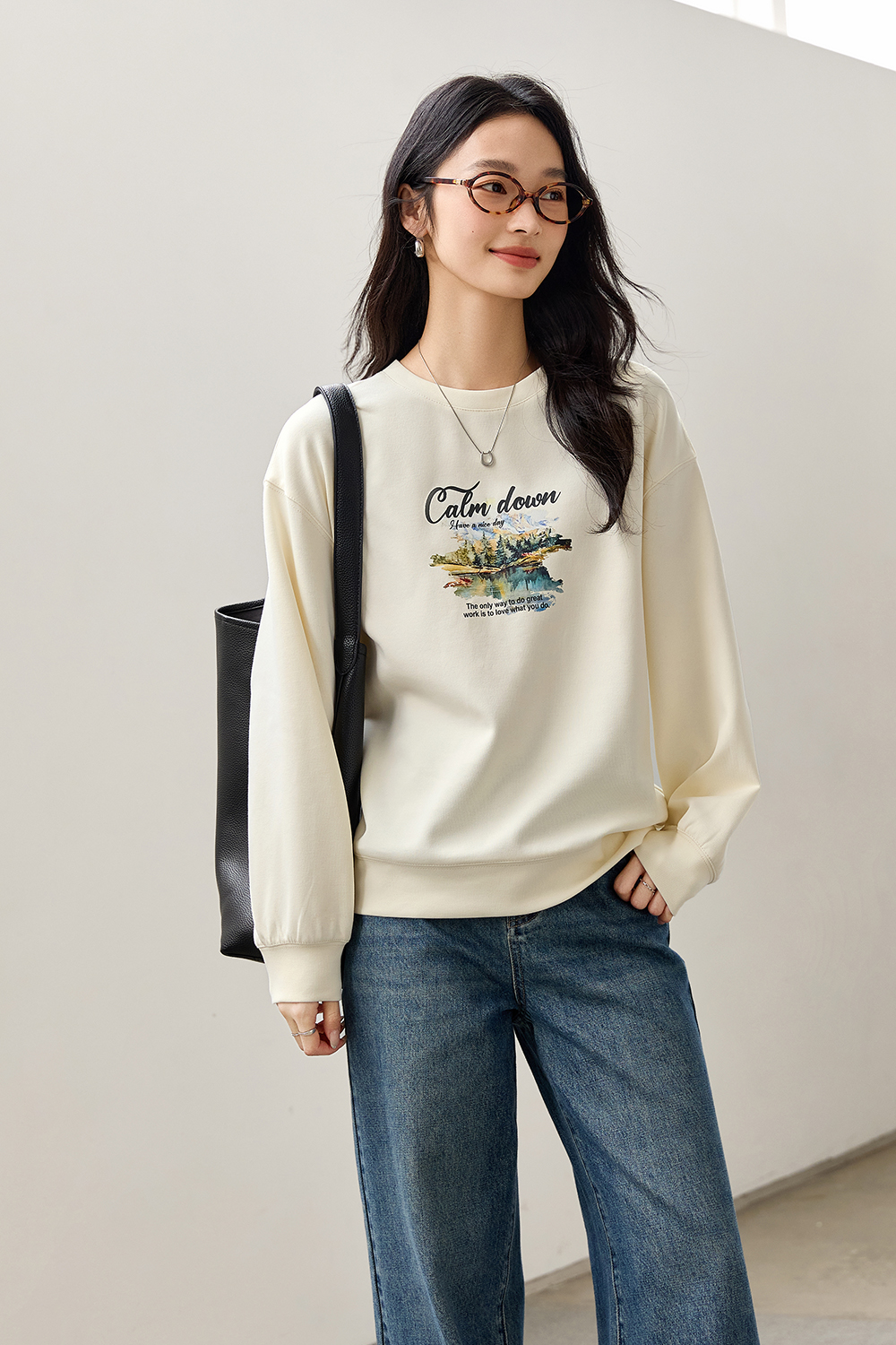 Funny Printed Sweatshirt-VIMLYSTORE