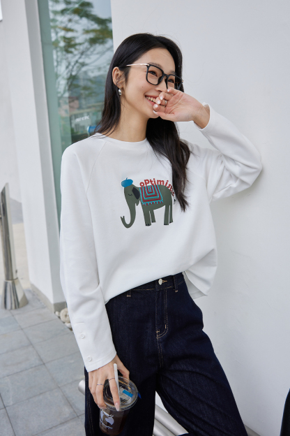 Elephant - printed T-shirt