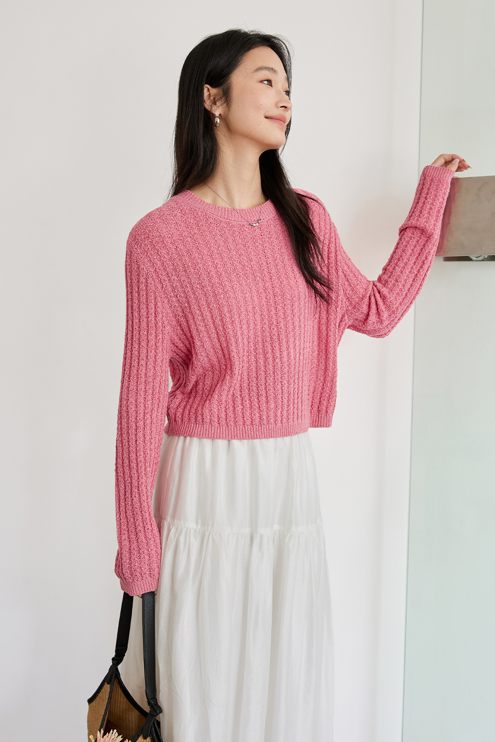 Three-dimensional Woven Knitwear-VIMLYSTORE