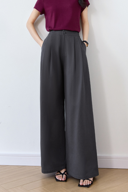 Casual Wide-Leg Trousers