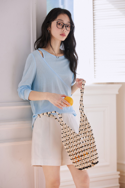 Creative Diagonal Casual T-Shirt