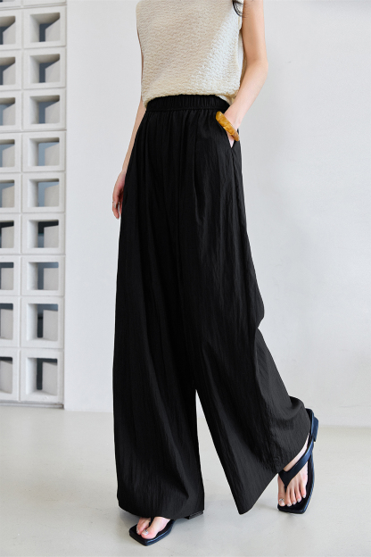 Loose Casual Wide-Leg Pants