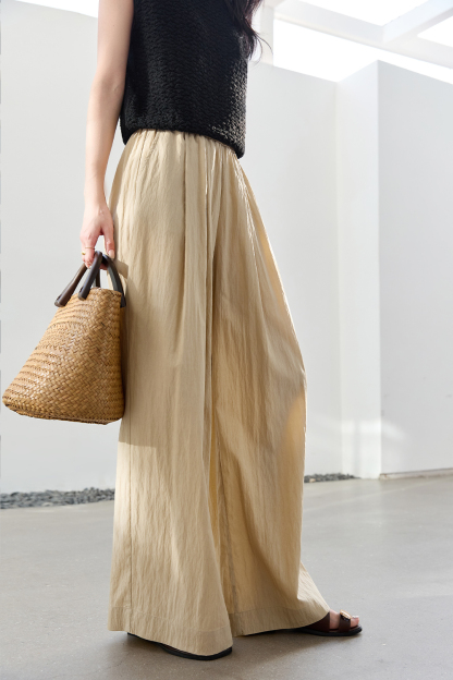 Loose Casual Wide-Leg Pants