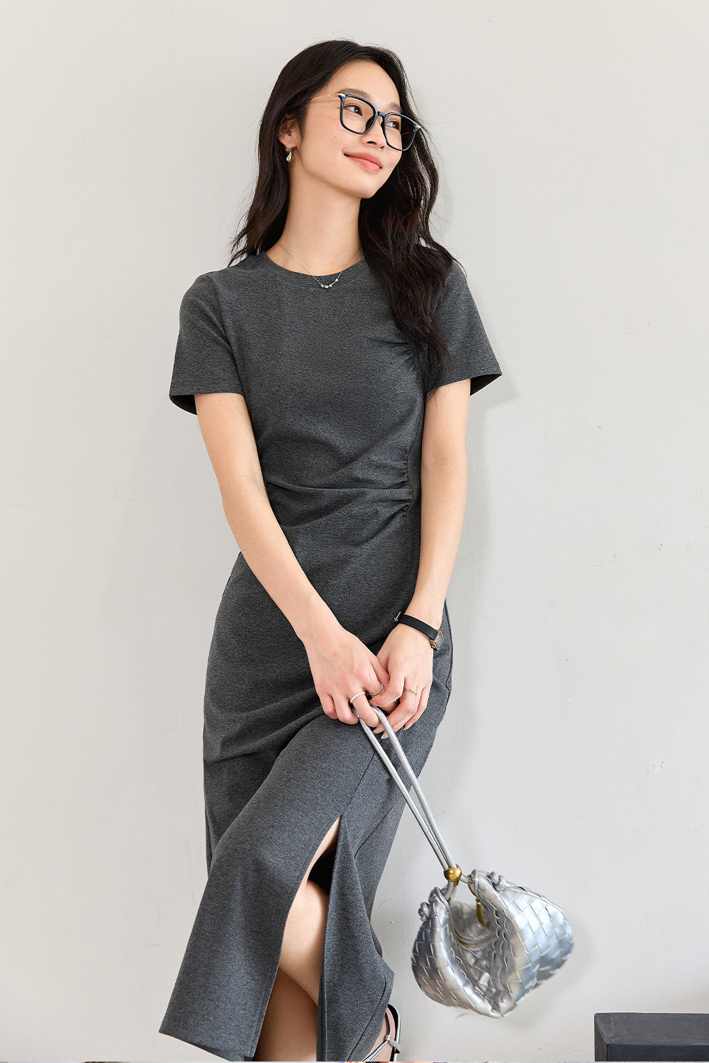 Comfortable Pleated Dress
