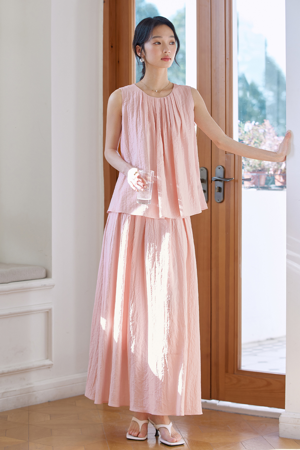 Simple Drape Casual Suit-VIMLYSTORE