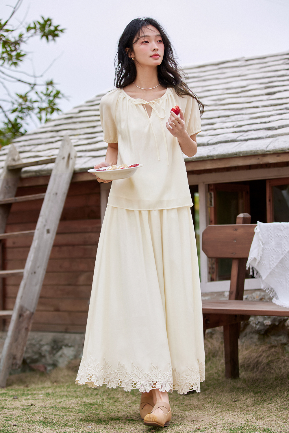 Pastoral Style Fairy Suit-VIMLYSTORE