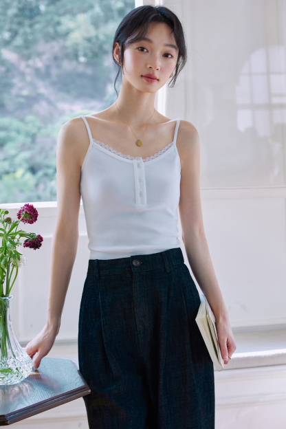 Lace Knitted Suspenders