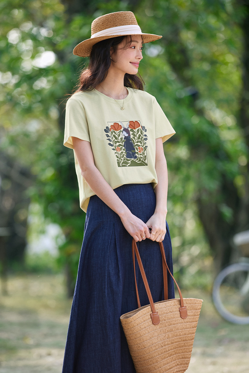 Rabbit Print T-Shirt