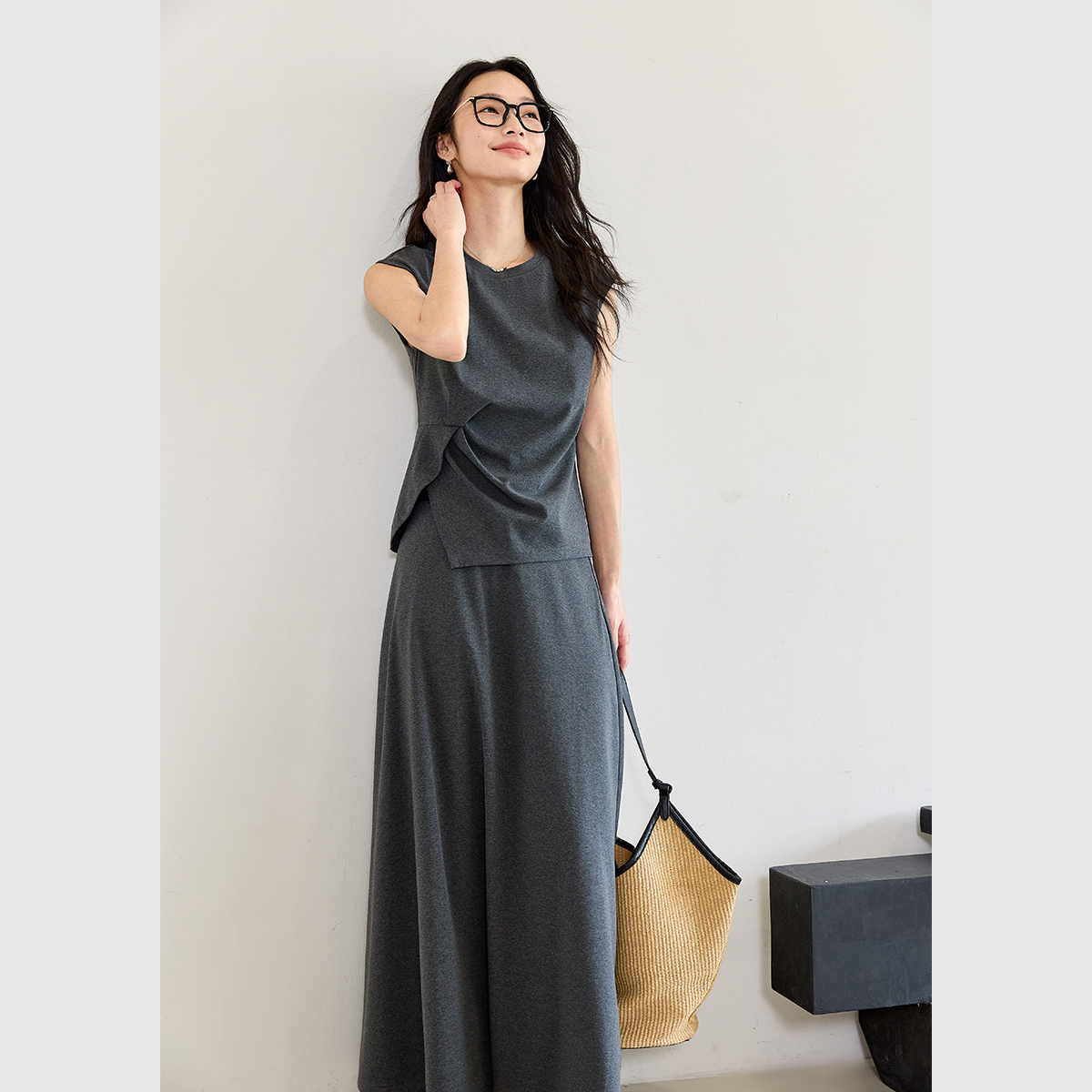 Slit Loose Casual Suit