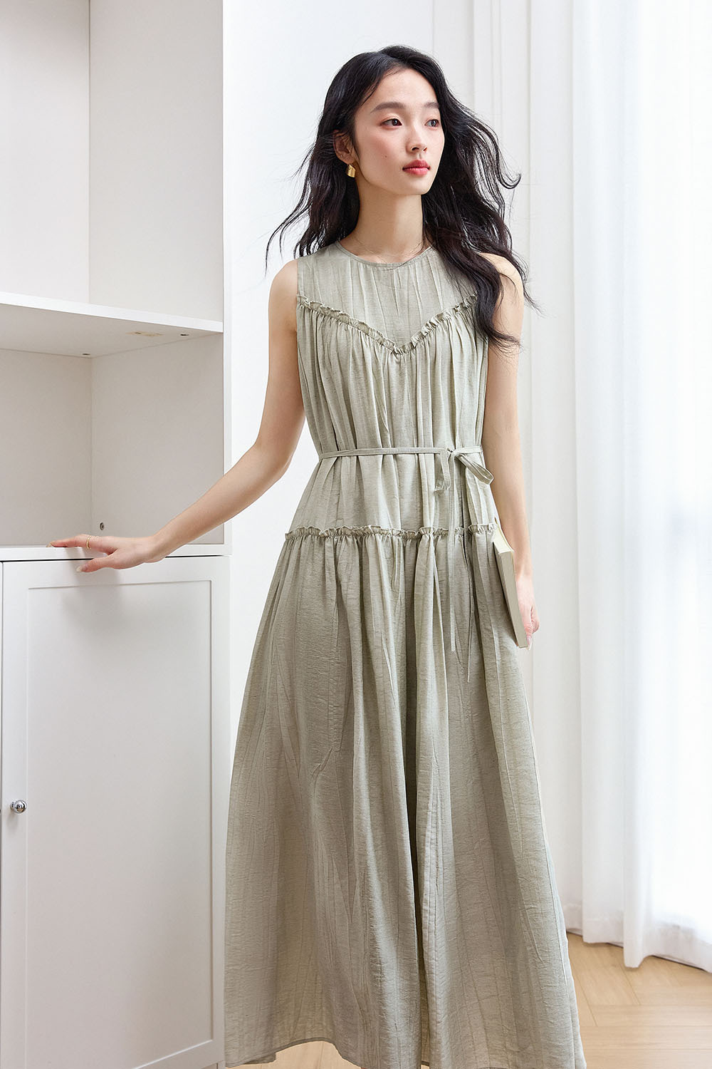 Ruffled Vintage Dress