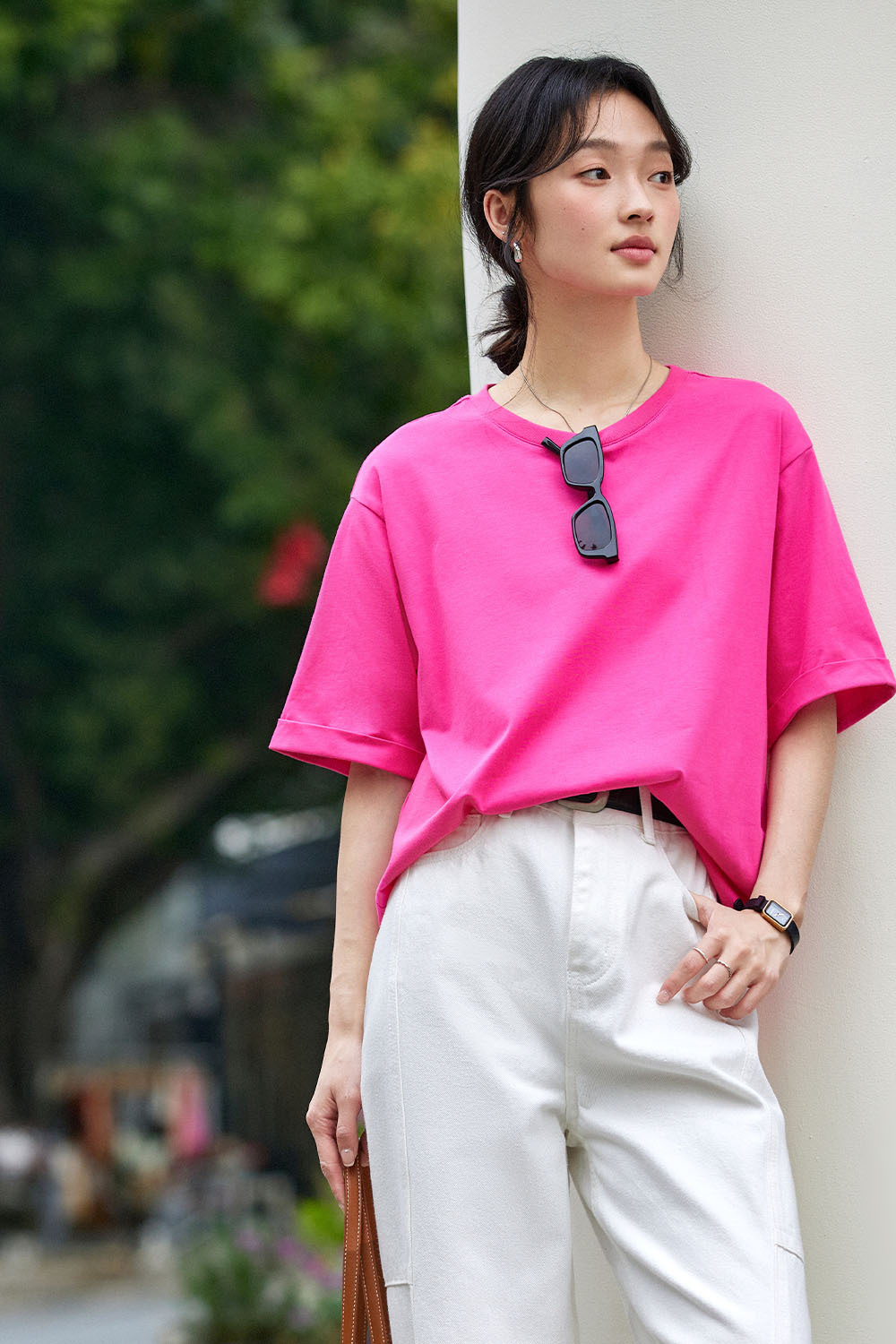 Solid Color Loose T-Shirt