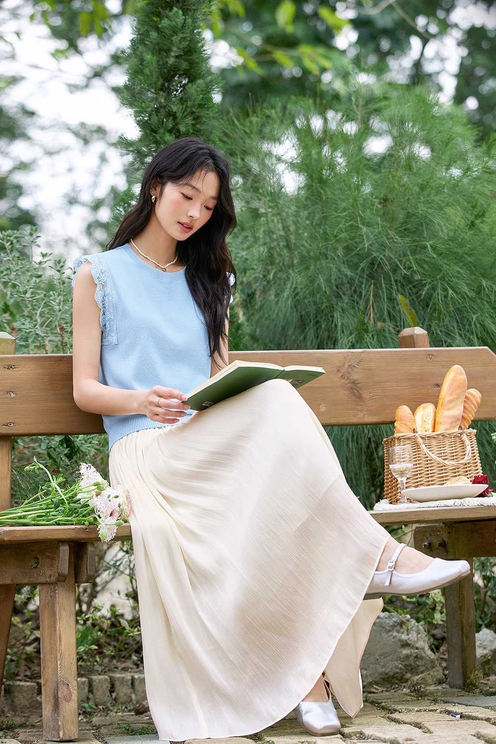 Lightweight And Flowing Loose Skirt-VIMLYSTORE