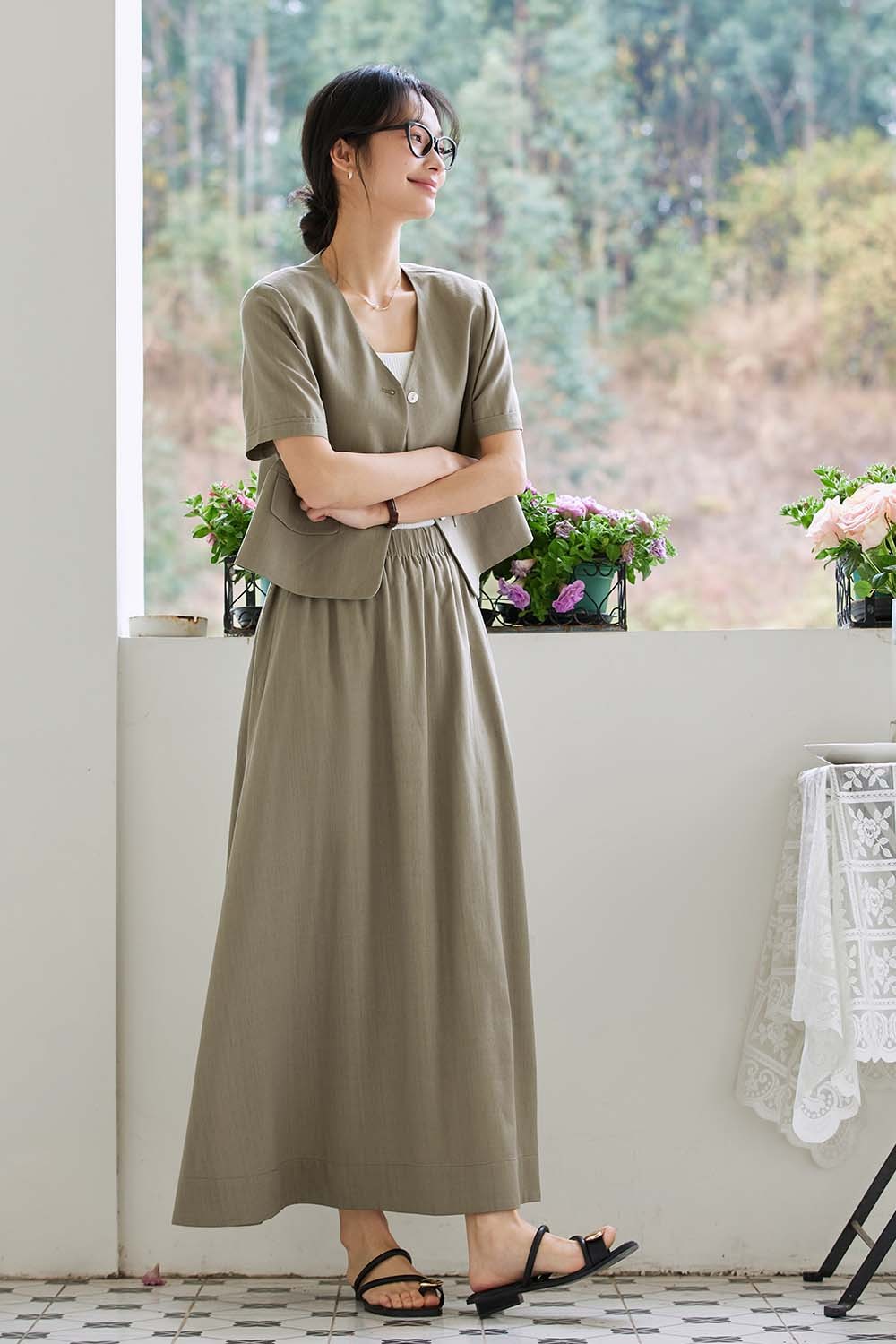 Elegant Casual Lyocell Suit
